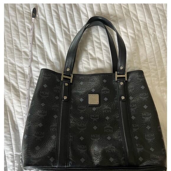 MCM black leather tote bag - Picture 6 of 7